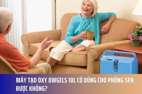 Máy tạo oxy Owgels 10L có dùng cho phòng Spa được không?