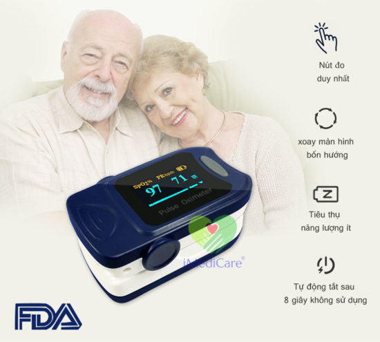 Mức oxy, máy đo bão hòa oxy máu SPO2 và COVID-19