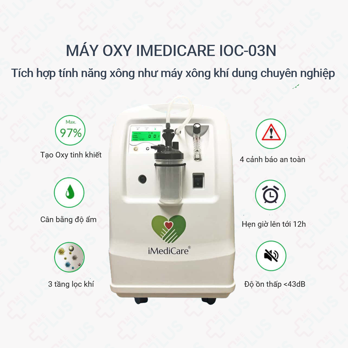 Máy tạo oxy iMediCare iOC-03N 3Lít